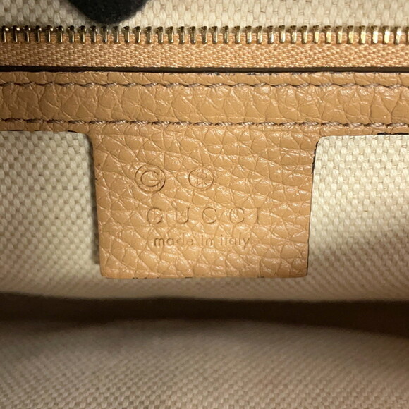 GUCCI Cream Leather Shoulder Bag - Picture 12 of 13